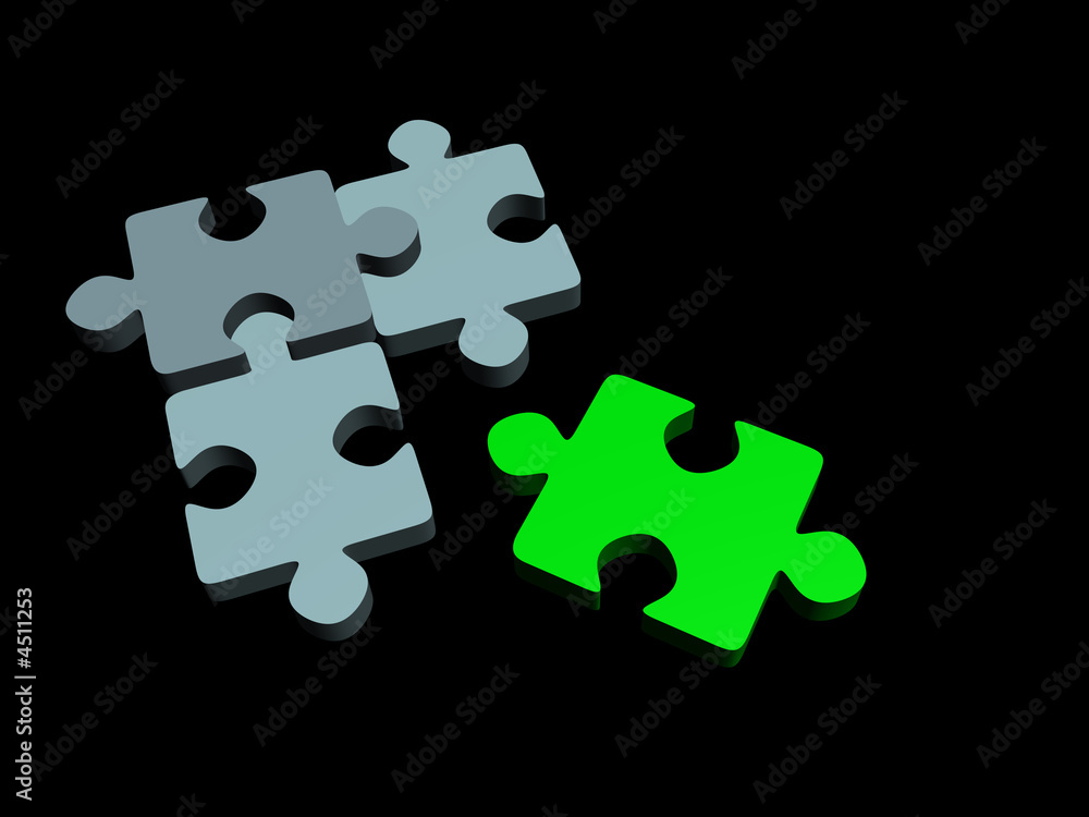 Fototapeta premium puzzle.