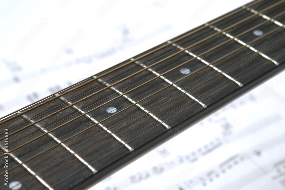 12 string guitar closeup of neck 12 string guitar closeup of neck