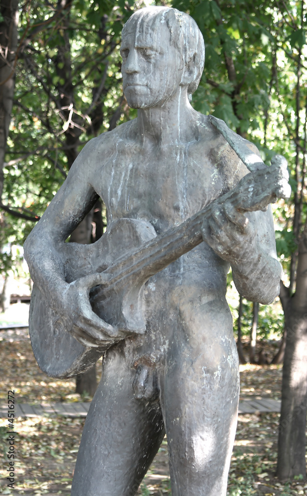 Vladimir Semenovich Vysotsky. Monument famous bard