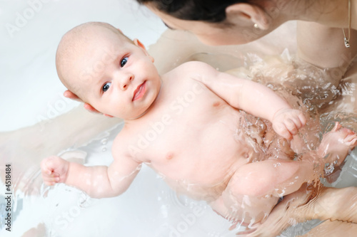 Bath the baby