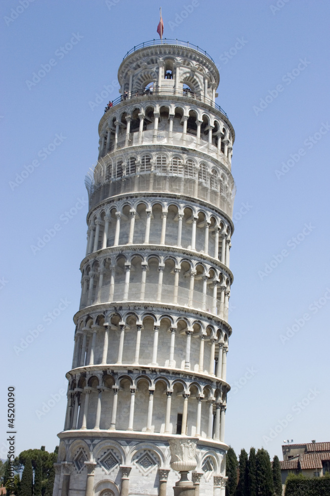 The Leaning tower of Pisa