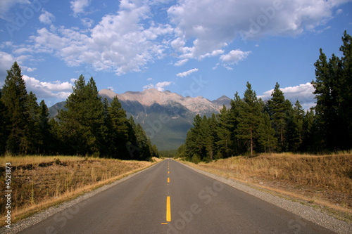 Scenic road in Canada