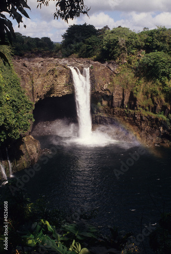Rainbow Falls  Hilo  Hawaii USA