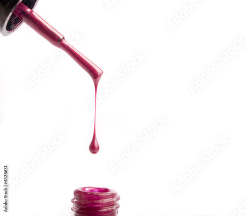 pink nail polish