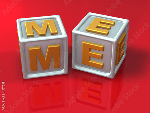 block letters - 3d concept illustration