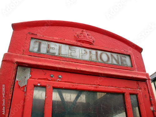 English telephone box