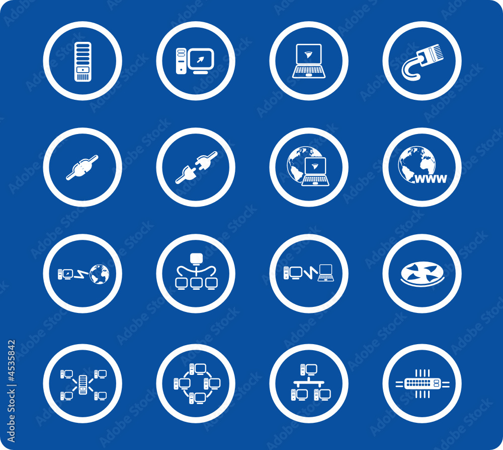 Network vector iconset Network vector iconset
