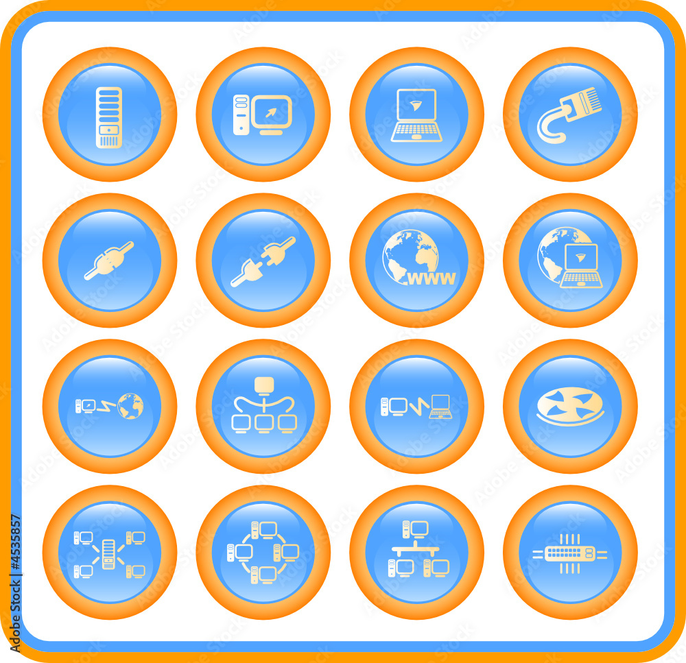 Network vector iconset Network vector iconset