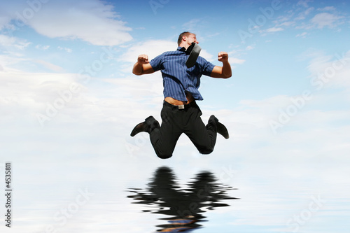 Wallpaper Mural Happy businessman Torontodigital.ca