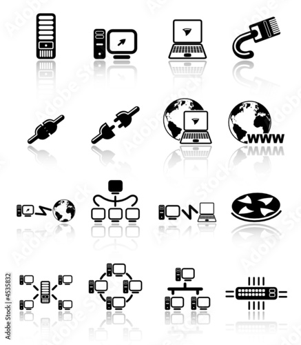 Network vector iconset