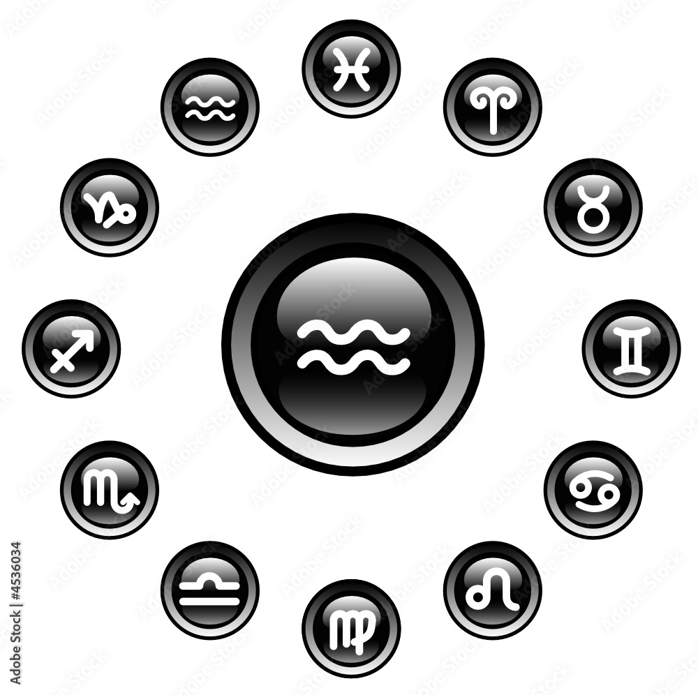 Zodiac vector iconset Zodiac vector iconset