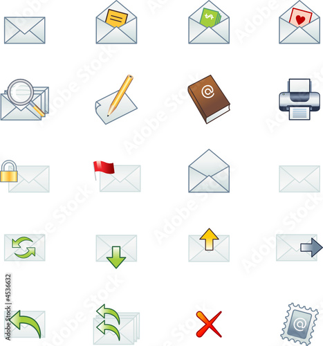 project e-mail icons
