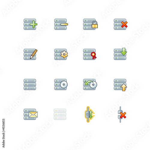 project servers icons