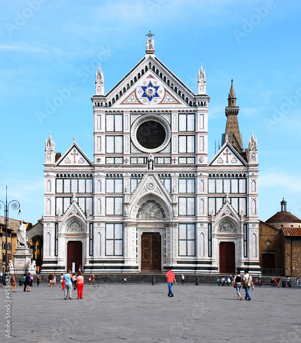 Cathedral Santa Croce in Florence Italy
