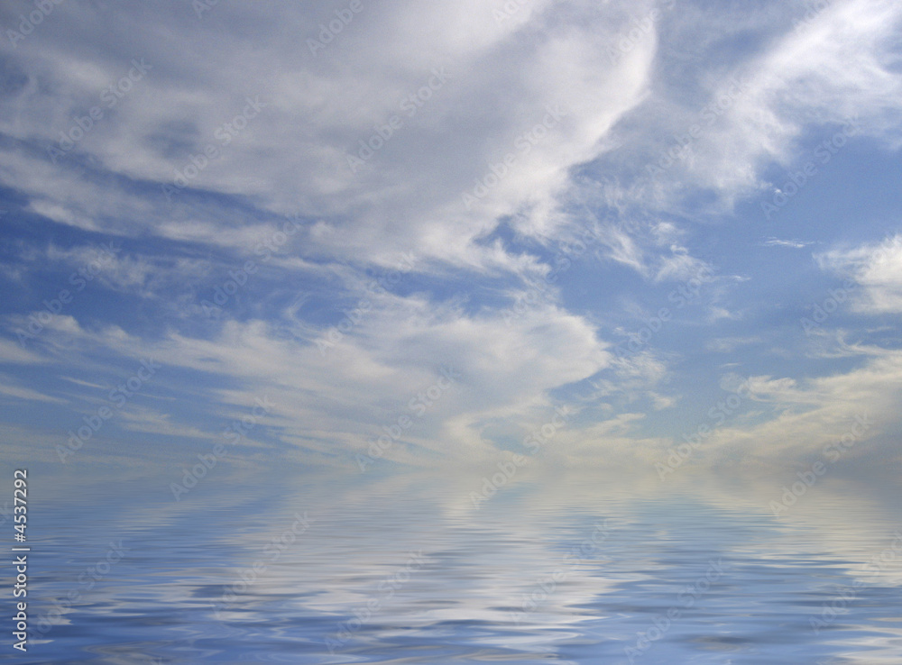 Obraz premium cloudy reflections