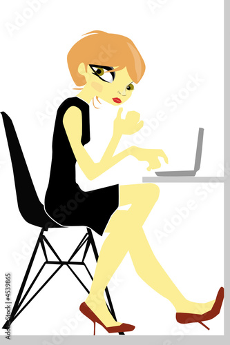 woman working 