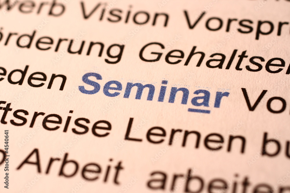 Obraz premium Seminar