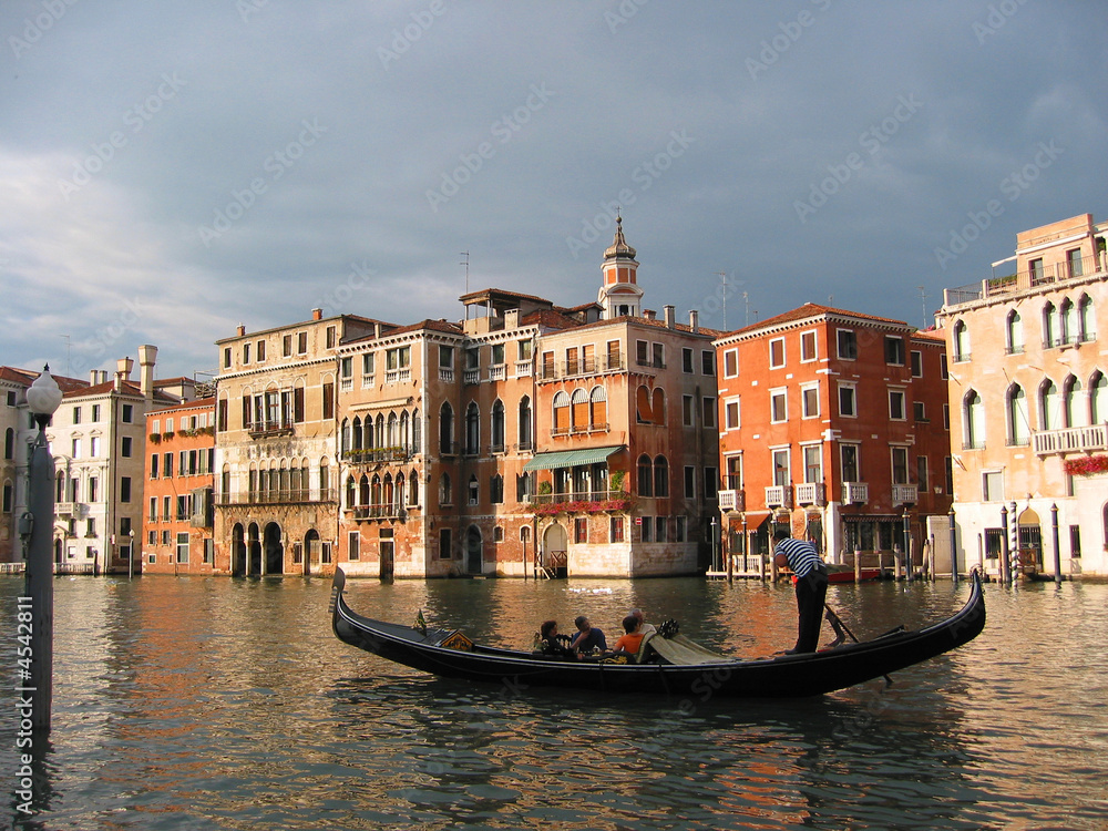 Venice Gondola Scene