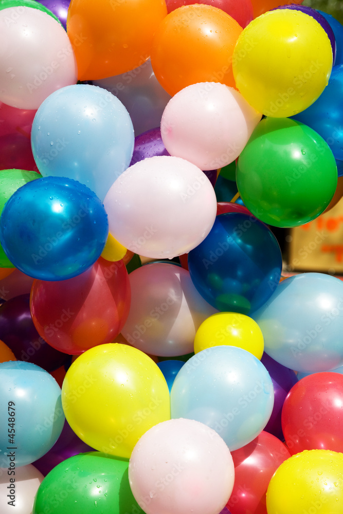 Colourful air balloons.