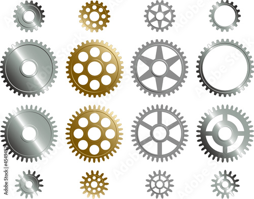 Various gears.