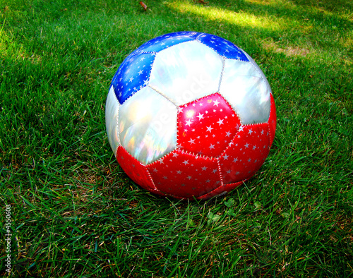 soccer ball in the shade