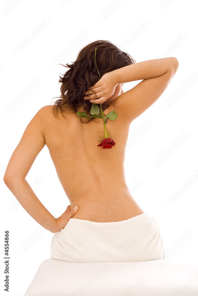 Obraz premium Smelling rose