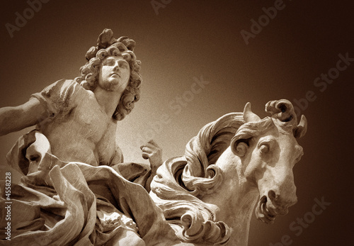 Statue of Louis XIV at the Louvres, Paris