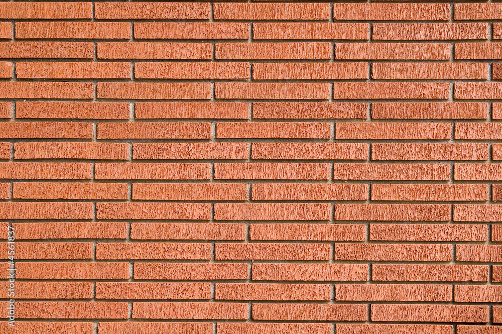 Obraz premium Rough Red Brick Wall