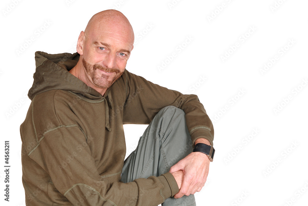 Attractive middle aged man Attractive middle aged man
