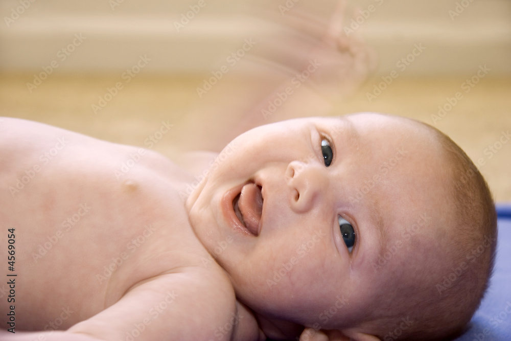 Happy baby boy smiling to camera Happy baby boy smiling to camera