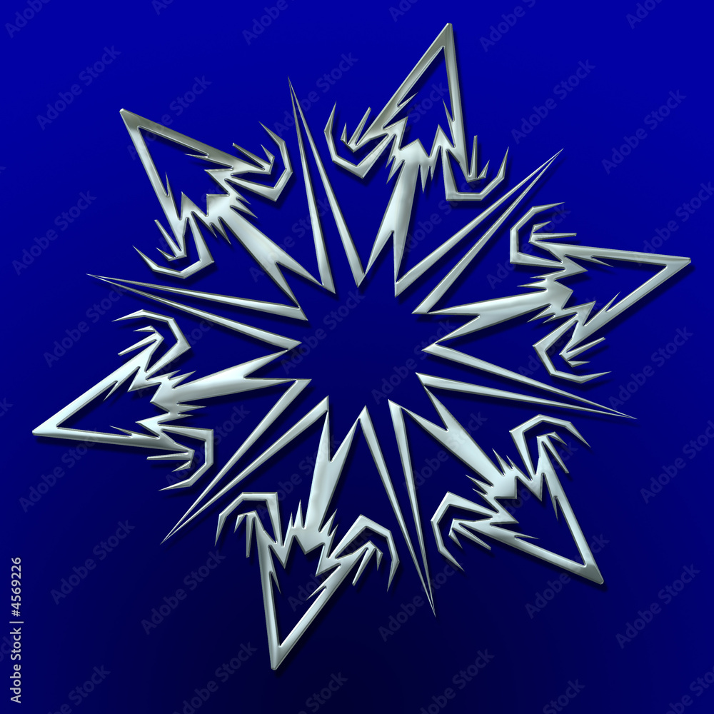 silver snowflake silver snowflake