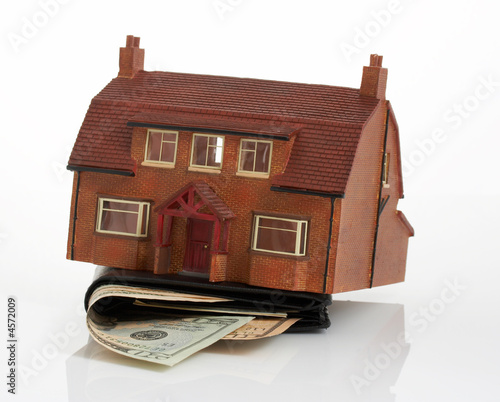 house and wallet