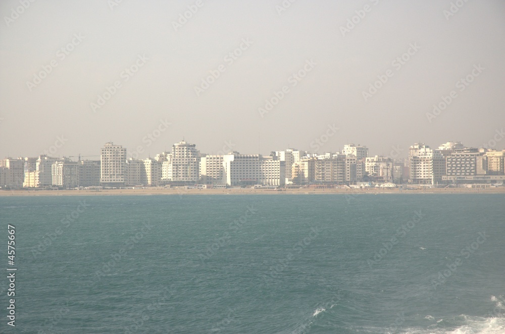 Naklejka premium Vista de Tanger