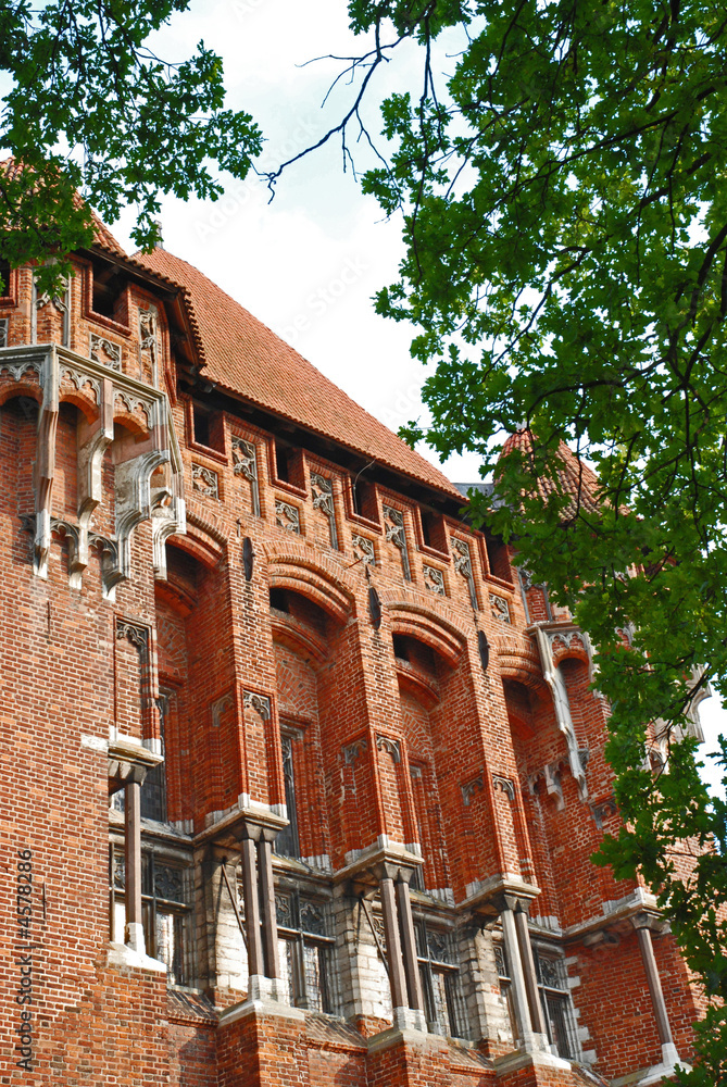 Obraz premium Medieval castle in Malbork