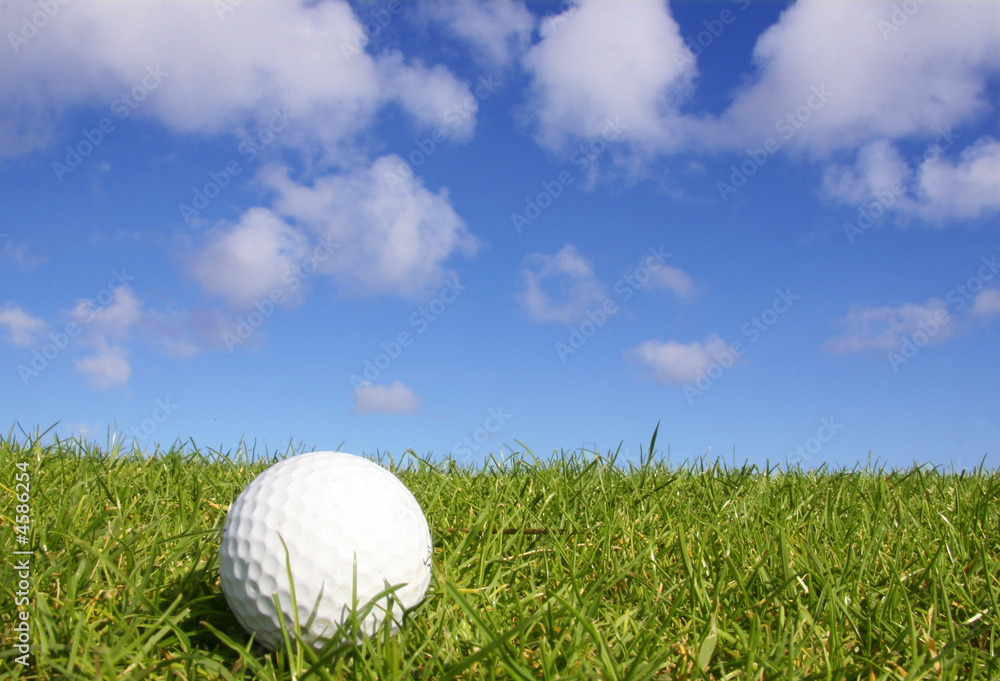 Wunschmotiv: golf - balle sur le fairway #4586254