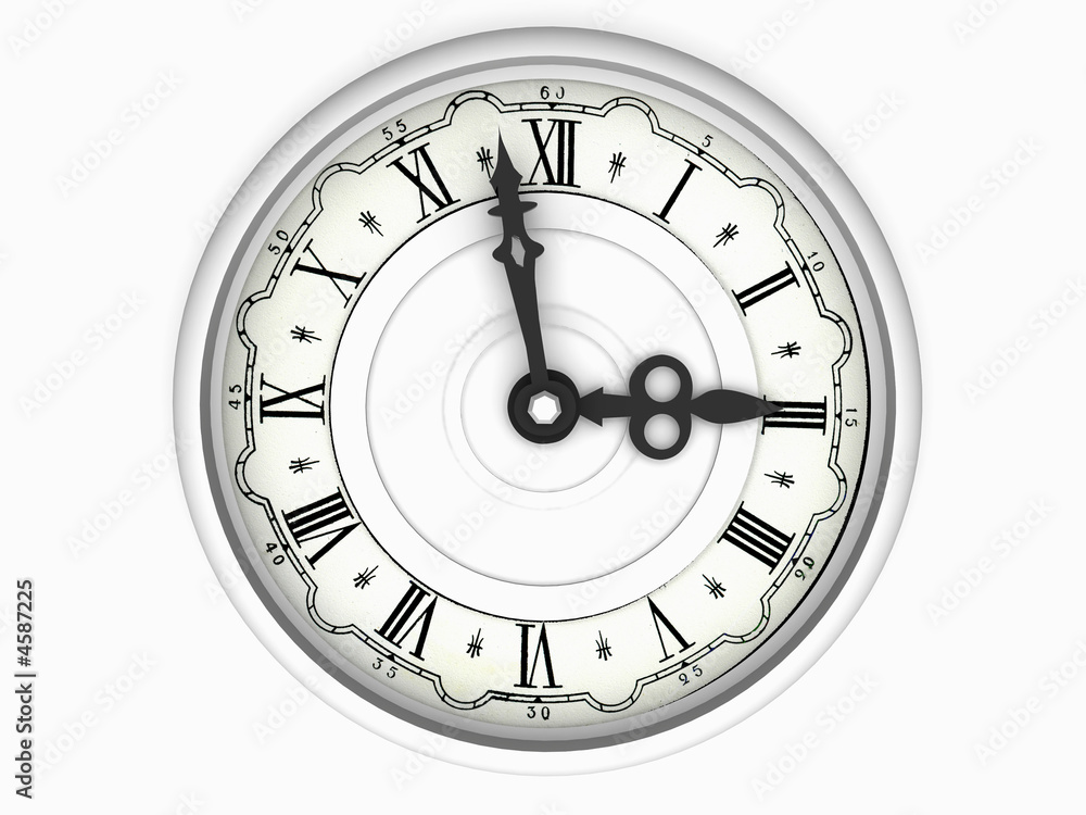 clock. Three o'clock clock. Three o'clock