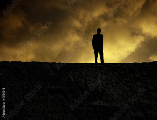 Man on a mountain
