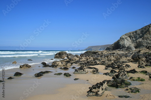 Stunning North Cornwall coastline England