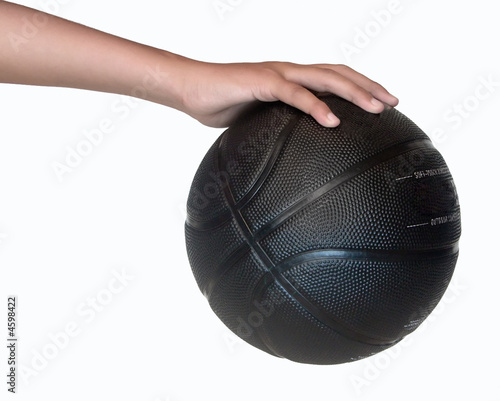 Holding A Basketball