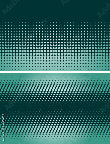 Two variants / abstract halftone backgrounds