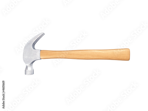 hammer with wood handle
