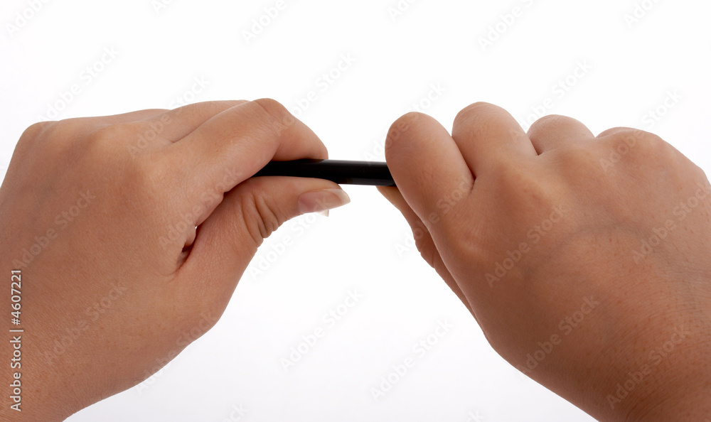 breaking a pencil breaking a pencil