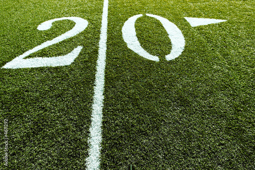 Football Field 20 Yard Line