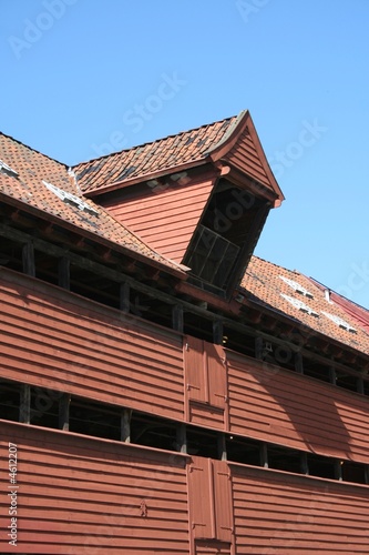Building at Bryggen in Bergen