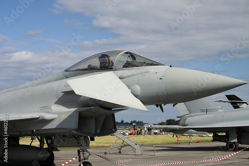 Cockpit view of Eurofighter photo