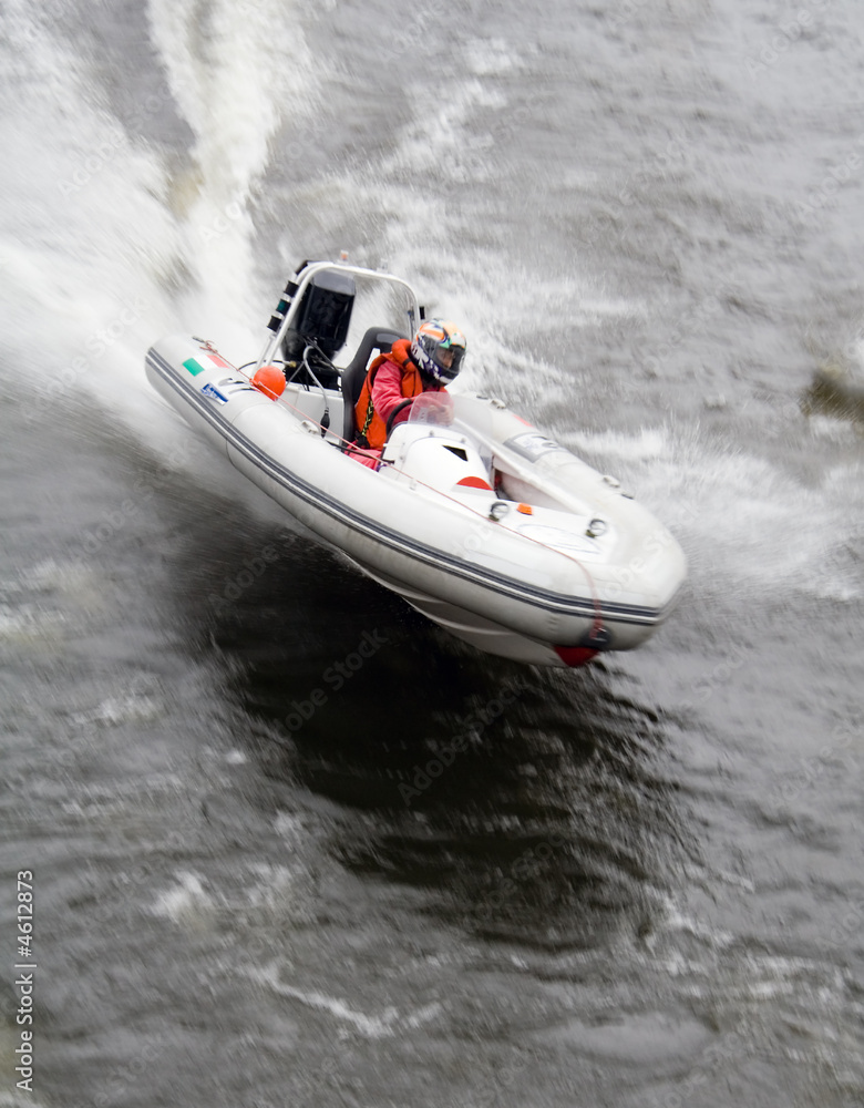 Fototapeta premium Motorboat