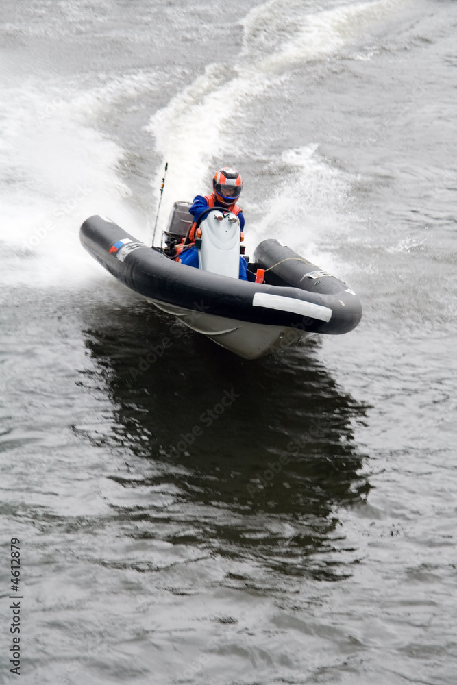 Fototapeta premium Motorboat