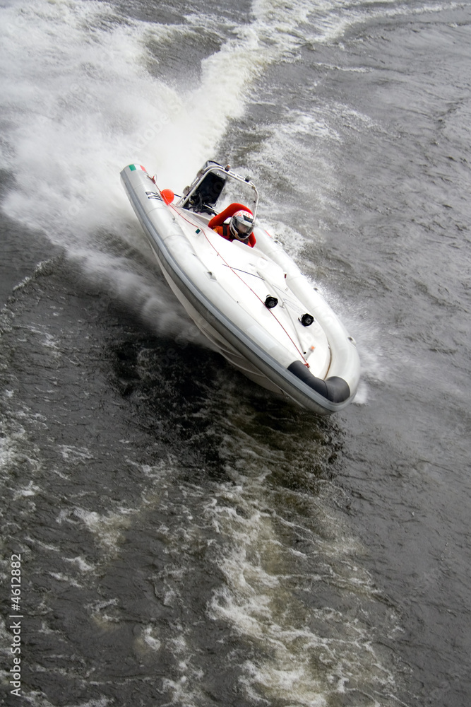 Fototapeta premium Motorboat
