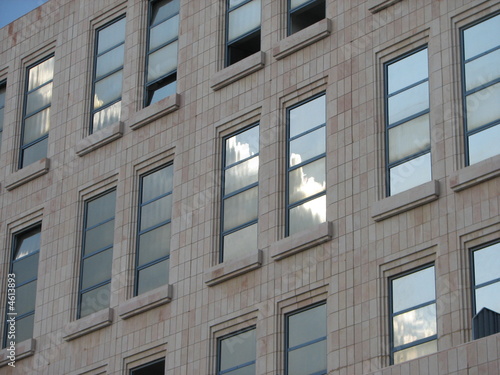 Clouds reflected