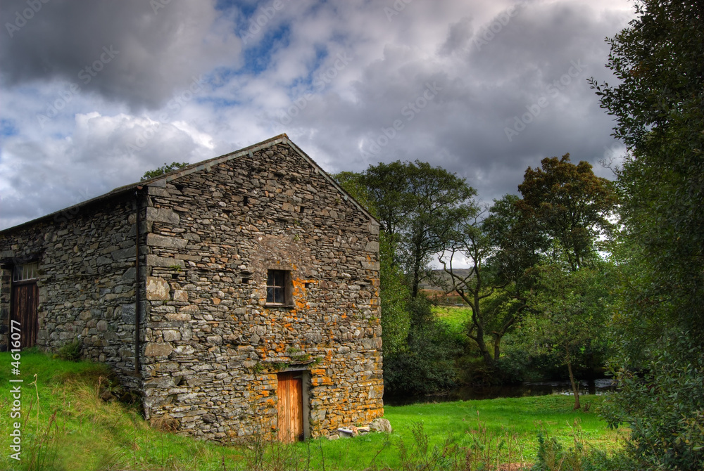 Stone built barn Stone built barn